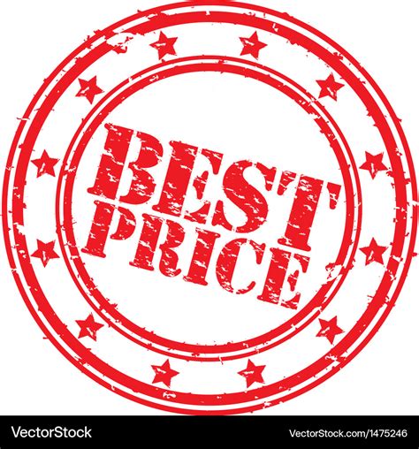 Best price stamp Royalty Free Vector Image - VectorStock