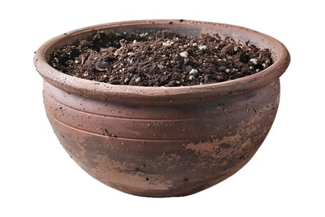 Ai Generated Terra Cotta Pot With Soil Png Png