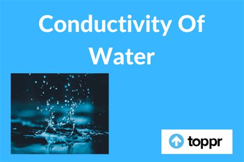 Water Conductivity Chart