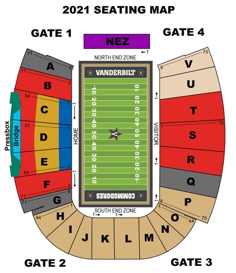 Football Premium Seating - Stadium Seating Chart