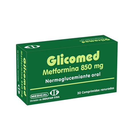 Glicomed Comprimidos X Laboratorios Indufar C I S A