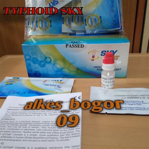 Jual Rapid Test Typhoid Igg Igm Sky Test Shopee Indonesia