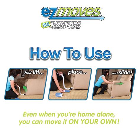 Allstar Innovations EZ Moves Furniture Moving System For Carpeted