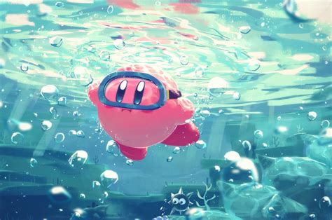 Kirby Underwater Wallpaper | Fondo de pantalla pokemon, Fondos de ...