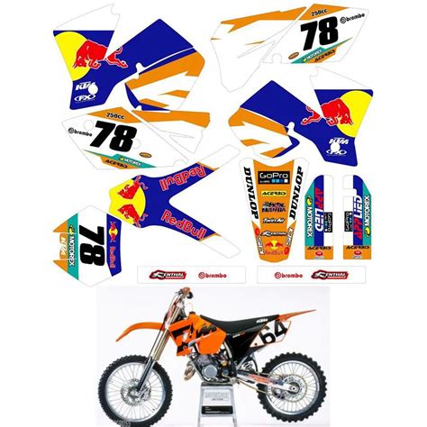 2003 Ktm 125 Sx Graphics Kit