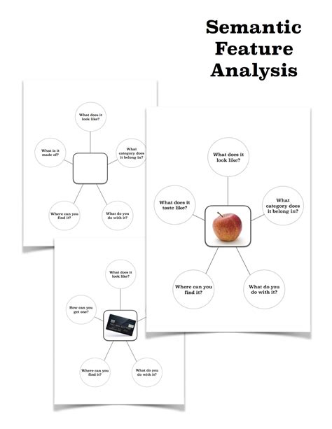 Semantic Feature Analysis Chart