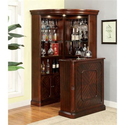 The Voltare 2pc Corner Bar Corner Home Bar Home Bar Cabinet Home