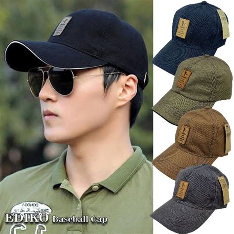 Jual Topi Baseball Golf Sport Ediko Bahan Kanvas Premium Unisex Topi