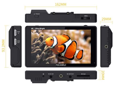 Feelworld Lut Inch Nits Hdr D Lut Touch Screen Dslr Camera