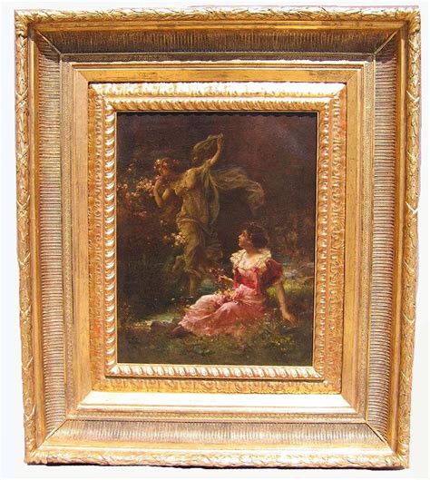 Hans Zatzka Austrian 1859 1945 Spring Dance A Fine Quality Oil On