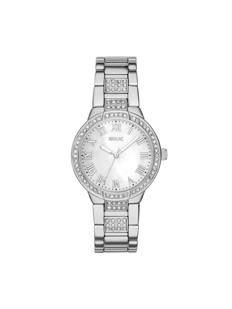 Relic By Fossil Womens Julia Silver Watch