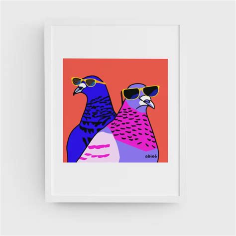 I got your back art print : r/pigeon