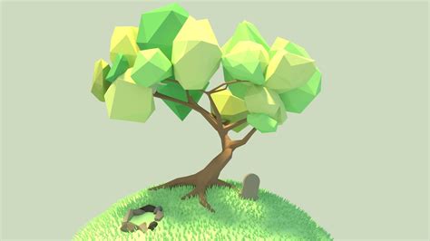 3d Asset 11 Low Poly Tree Pack By Iammdshanto Cgtrader