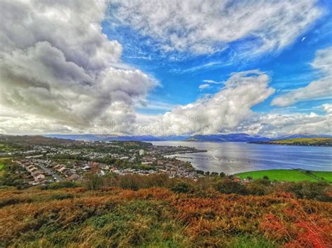 Gourock landscape stock photo. Image of scotland, gourock - 160548400