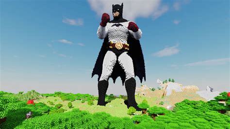 Minecraft Timelapse Batman Build Schematic