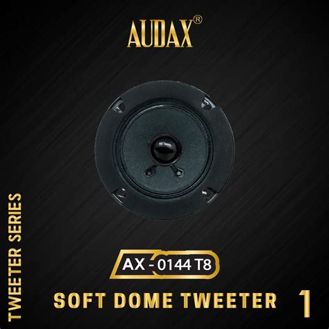 Jual Audax Speaker Pasif AX 0144 T8 Tweeter Shopee Indonesia