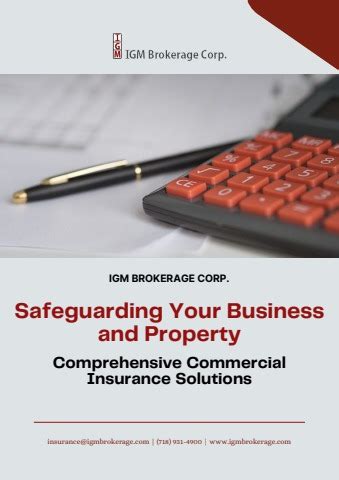 Safeguarding Your Business And Property Comprehensive Commercial