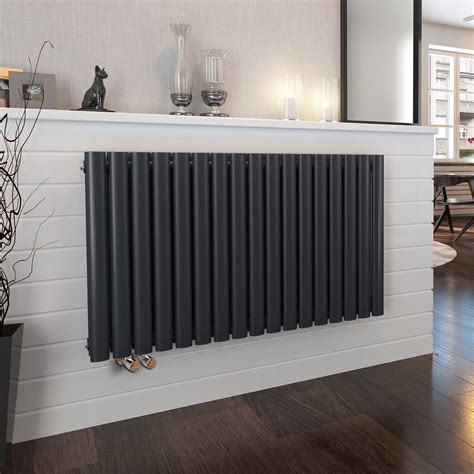 Emke Radiateur Eau Chaude En Acier Tube Rond Radiateur Mural Anthracite