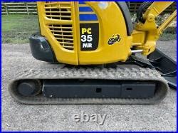 Excavators Blog Archive 2005 Komatsu Pc35 Mr Mini Excavator Open