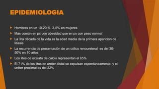 Urolitiasis Materia De Infectologia Pptx