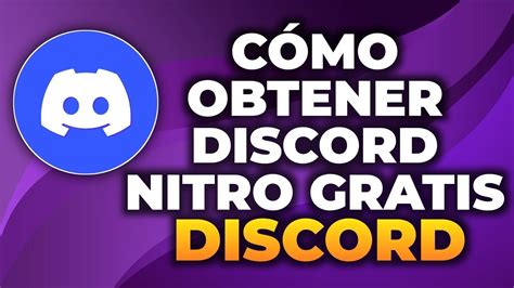 Cómo obtener Discord Nitro gratis DISCORD NITRO GRATIS 2024 YouTube