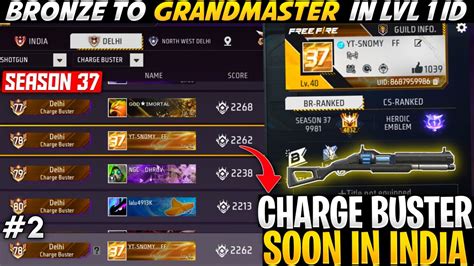 Pushing Charge Buster For Top 1 In India Road To Grandmaster In