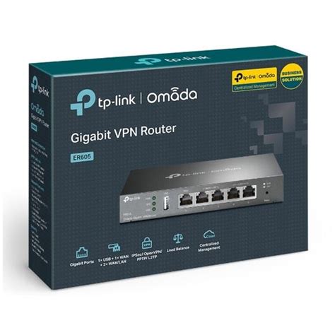 Dukatech 0111 017200 TP Link ER605 Omada Gigabit VPN Router Load Balancer