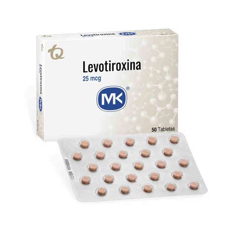 Droguería La Economía levotiroxina mk 25 mg caja x 50 tabletas