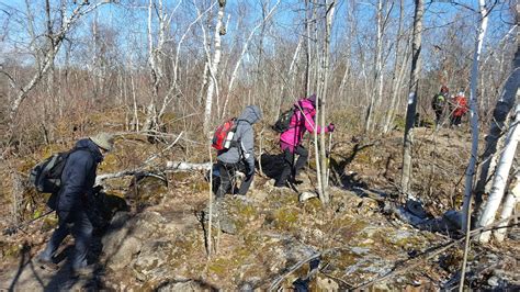 Lakepurity Credit Valley Area내 북쪽 Silver Creek Conservation 숲속의 돌짝밭길 걸었다