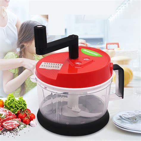 Manual Vegetable Cutter Food Processor In Food Chopper Mixer