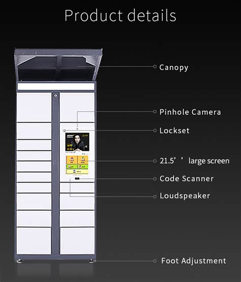 Self Pick Up Electronic Smart Cabinet Parcel Delivery Locker For Post