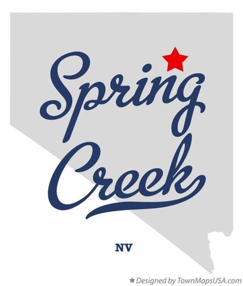 Map of Spring Creek, NV, Nevada