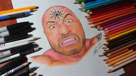 Drawing Joe Rogan With Crayola Color Pencils Time Lapse Youtube