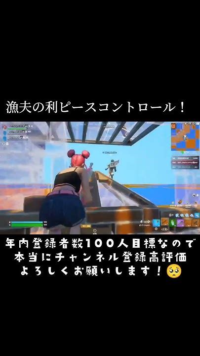 完璧な（？）ピースコントロールovフォートナイト ジャイロ勢 初心者 ゲーム スイッチ勢 エンジョイ勢 Enjoy勢