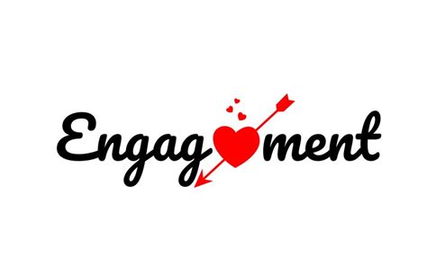 engagement logo vector images graphics  commercial  vectorstock