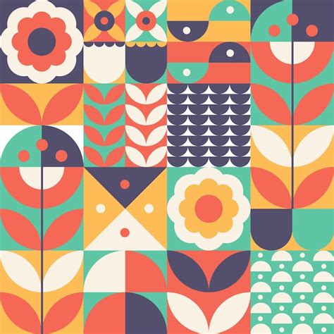 Free Vector | Flat scandinavian design pattern