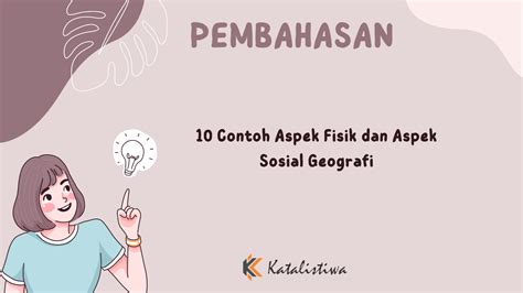 Contoh Aspek Fisik Dan Aspek Sosial Geografi Katalistiwa