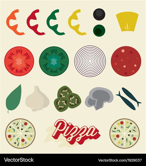 Pizza Toppings Drawing