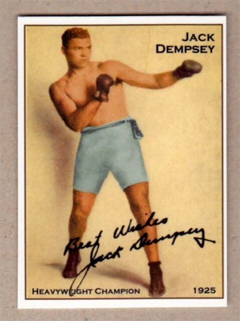 Jack Dempsey Heavyweight Boxing Champion Rare Nyc Cab Card Ebay