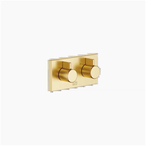 Symetrics Brushed Durabrass 23kt Gold Tub Faucets Xgate Mixing Valve With Volume Control For