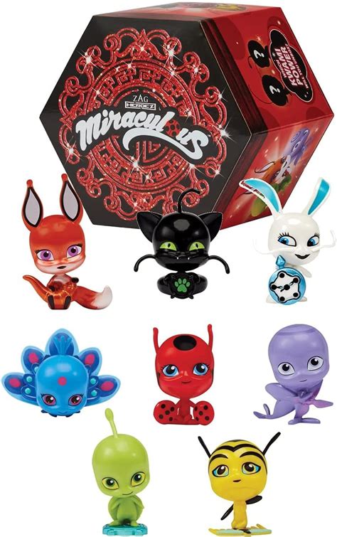 Bandai Miraculous Ladybug And Cat Noir Kwami Surprise Box With Figurine