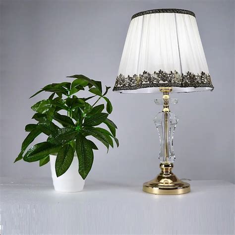 Modern crystal Table Lamps Luxury Modern Desk Lamp Bedroom Bedside ...