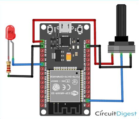 ESP32 PWM Tutorial: Controlling the Brightness of LED | Arduino, Led ...