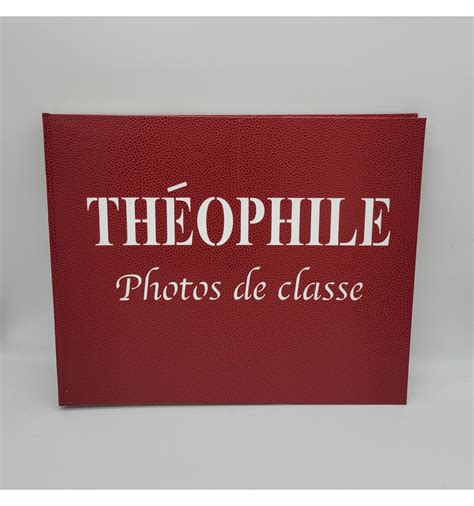 Album Pour Photos De Classe Personnalis Couverture En Simili Cuir