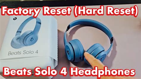 Beats Solo Headphones How To Factory Reset Hard Reset Problems