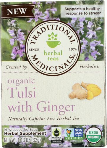 Traditional Medicinals Tulsi Ginger