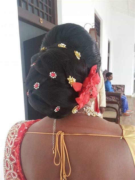 Pin By Preksha Pujara On Indian Low Bun Hair Styles Bridal Hair Buns