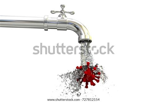 Safety Drinking Water Concept 3d Illustration Stock Illustration 727812154 Shutterstock