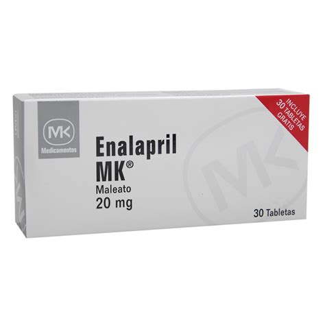 Enalapril 20 Mg MK Tienda Catracha Salud