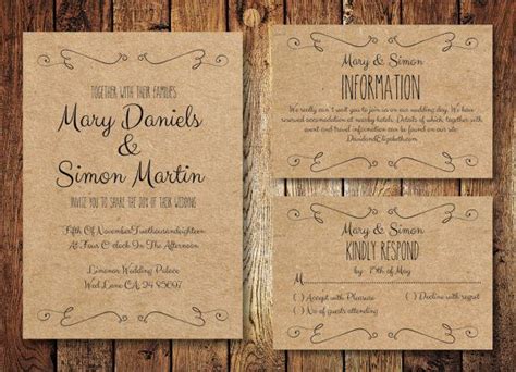 Easy Diy Wedding Invitations - jenniemarieweddings